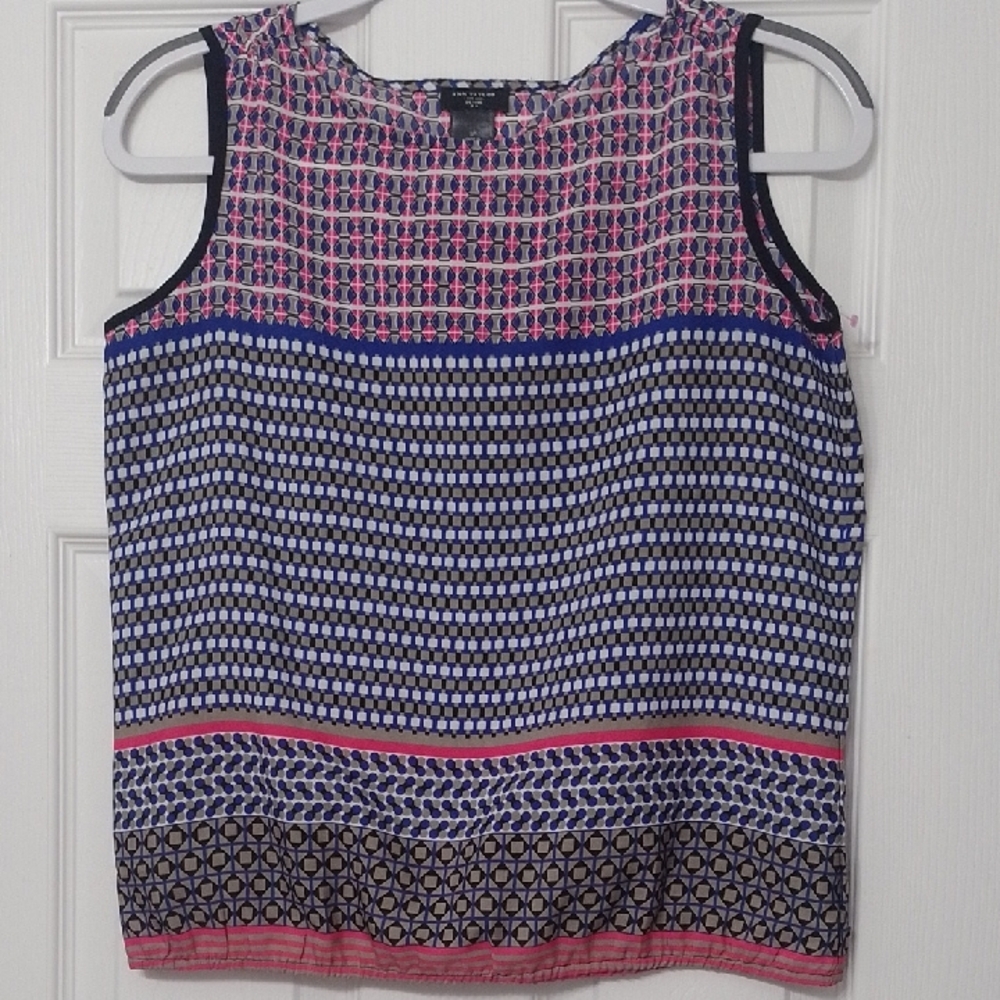 Ann Taylor Blue and Red  Blouses